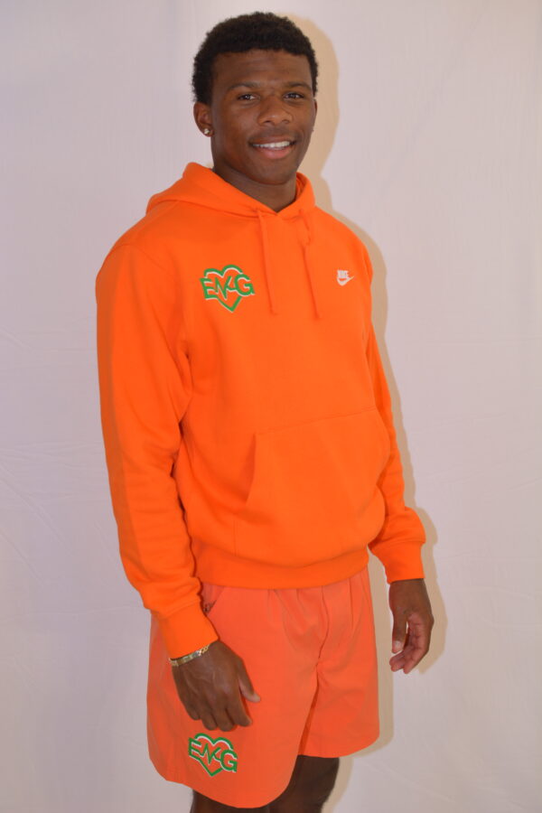 Orange Color Premium Hoodie